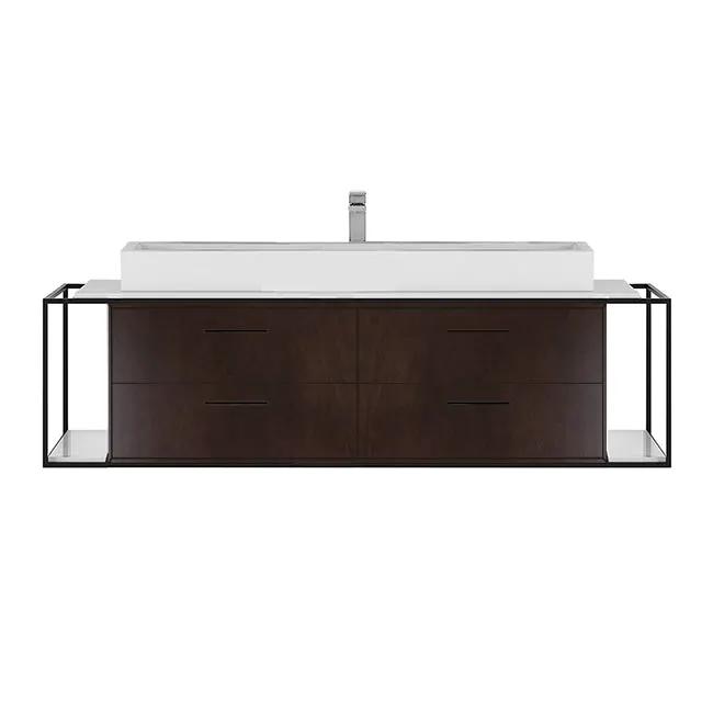 Lacava Linea 60" Wall Mount Under Counter Vanity by Lacava