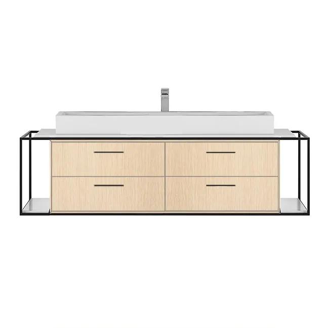 Lacava Linea 60" Wall Mount Under Counter Vanity by Lacava
