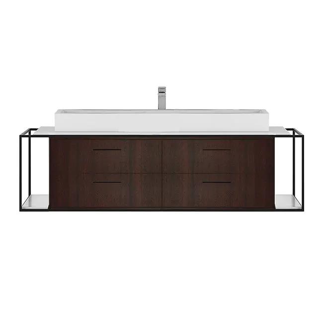 Lacava Linea 60" Wall Mount Under Counter Vanity by Lacava