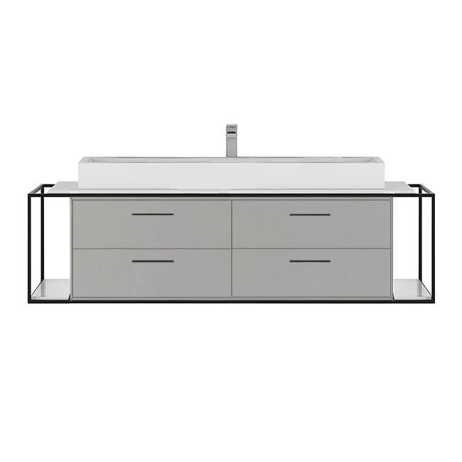 Lacava Linea 60" Wall Mount Under Counter Vanity by Lacava
