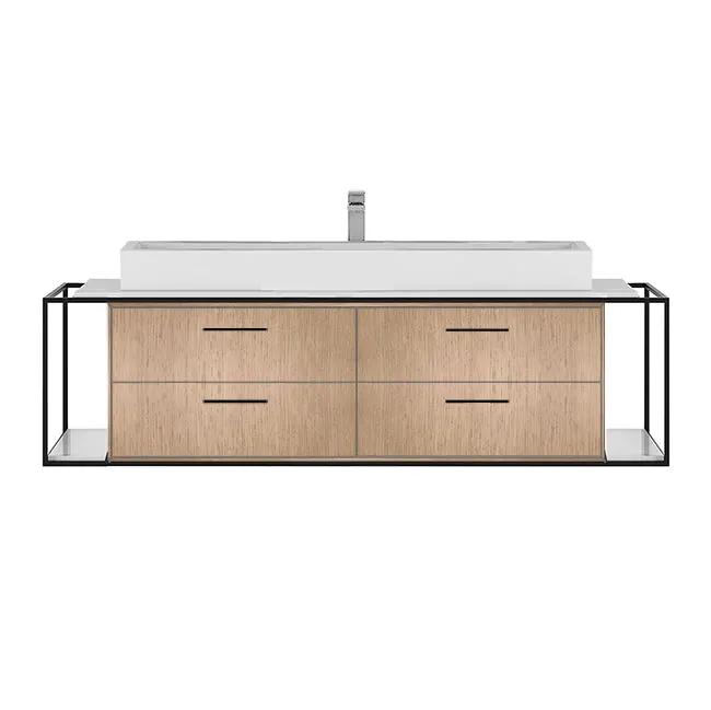 Lacava Linea 60" Wall Mount Under Counter Vanity by Lacava