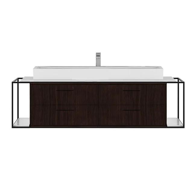 Lacava Linea 60" Wall Mount Under Counter Vanity by Lacava