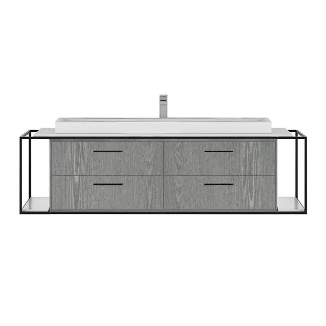 Lacava Linea 60" Wall Mount Under Counter Vanity by Lacava