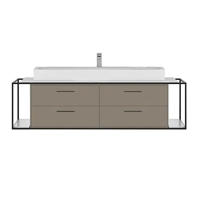 Lacava Linea 60" Wall Mount Under Counter Vanity by Lacava