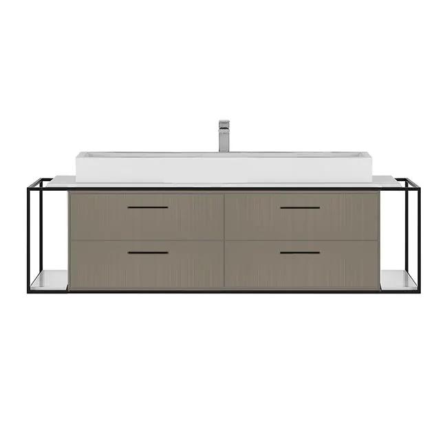 Lacava Linea 60" Wall Mount Under Counter Vanity by Lacava