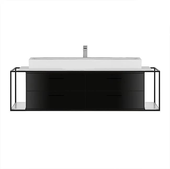 Lacava Linea 60" Wall Mount Under Counter Vanity by Lacava