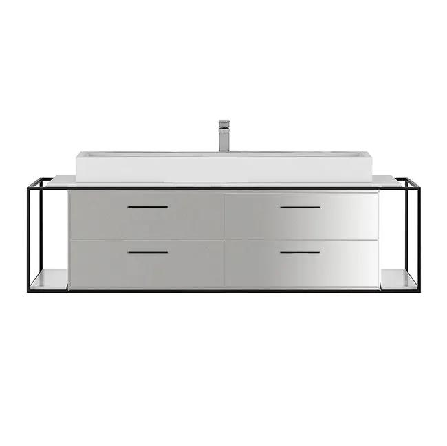 Lacava Linea 60" Wall Mount Under Counter Vanity by Lacava
