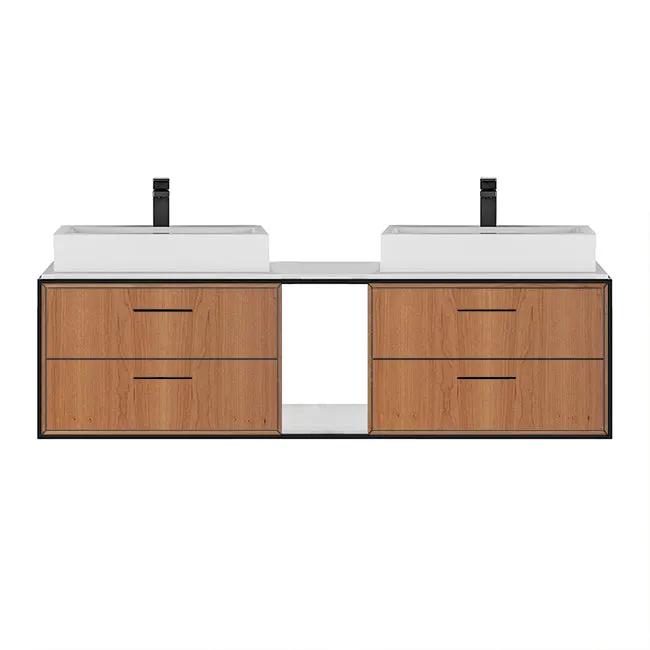 natural cherry vanity