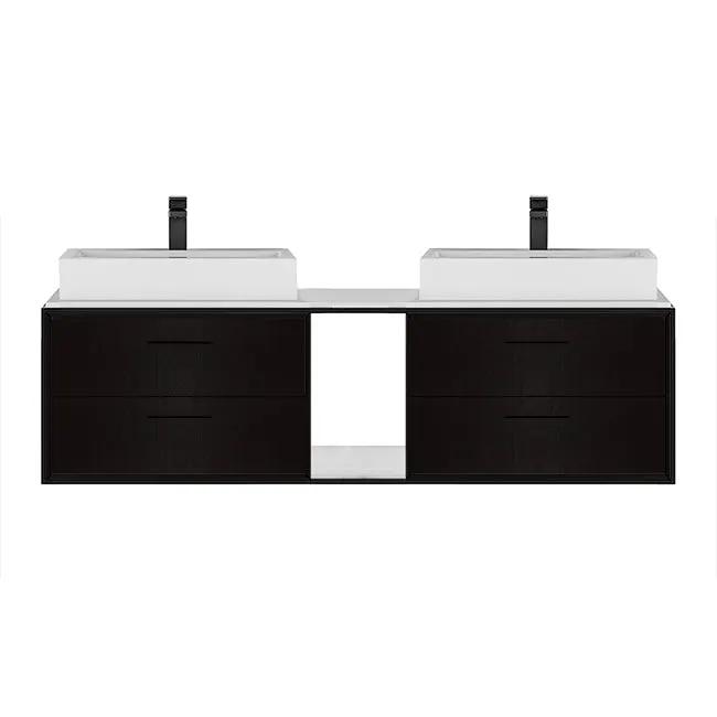 Lacava Linea 60" Wall Mount Under Counter Vanity by Lacava