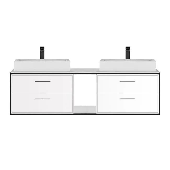 Lacava Linea 60" Wall Mount Under Counter Vanity by Lacava