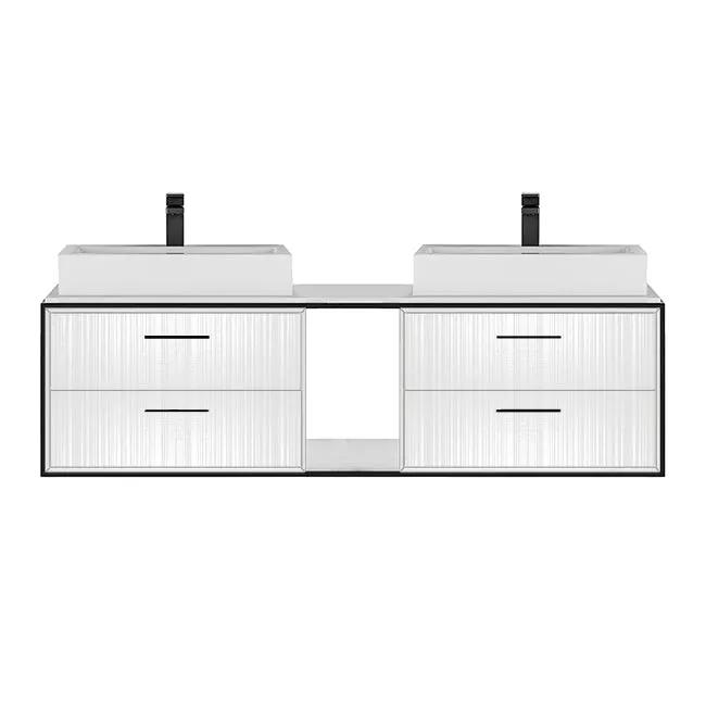 Lacava Linea 60" Wall Mount Under Counter Vanity by Lacava