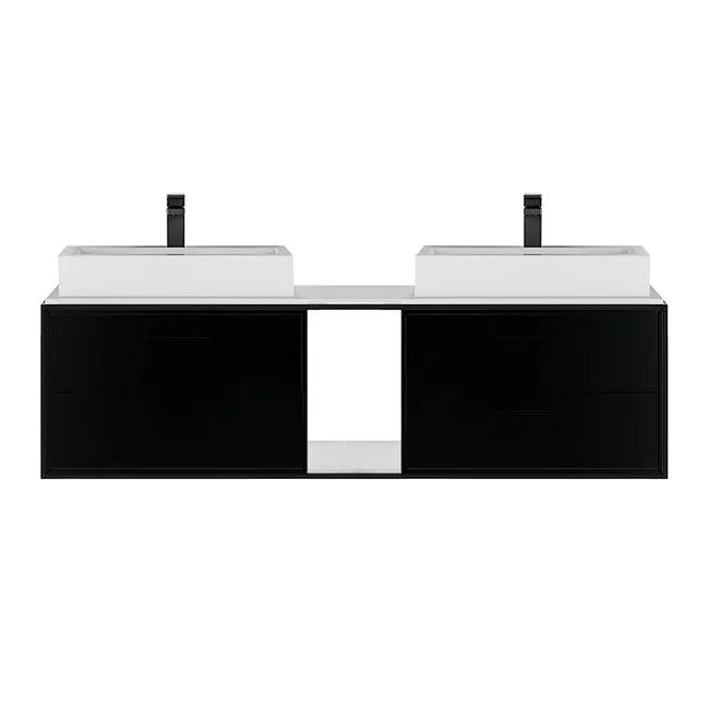 Lacava Linea 60" Wall Mount Under Counter Vanity by Lacava