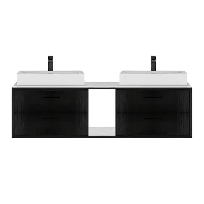 Lacava Linea 60" Wall Mount Under Counter Vanity by Lacava