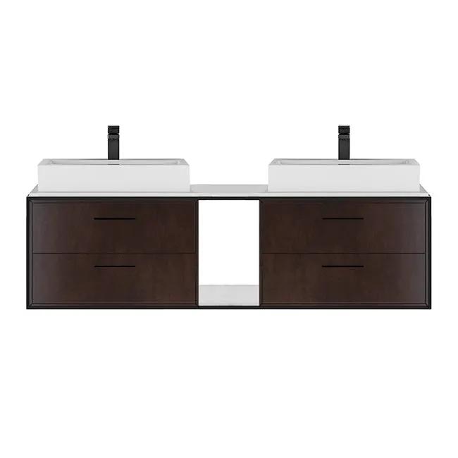 Lacava Linea 60" Wall Mount Under Counter Vanity by Lacava