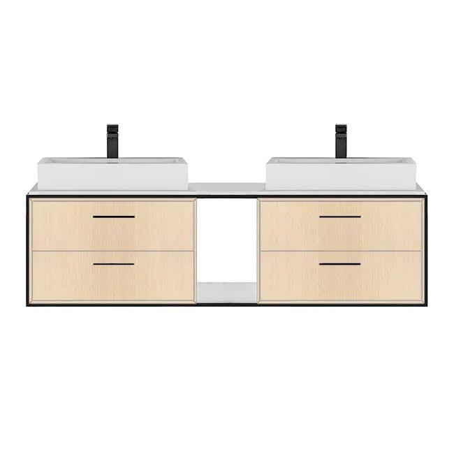 Lacava Linea 60" Wall Mount Under Counter Vanity by Lacava
