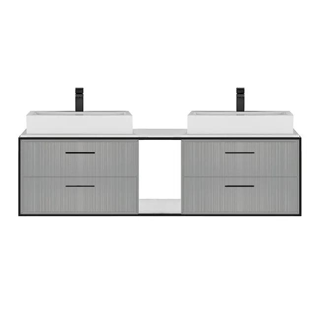 Lacava Linea 60" Wall Mount Under Counter Vanity by Lacava