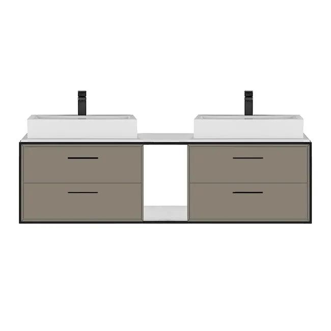 Lacava Linea 60" Wall Mount Under Counter Vanity by Lacava