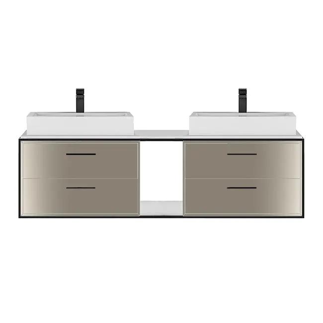 Lacava Linea 60" Wall Mount Under Counter Vanity by Lacava