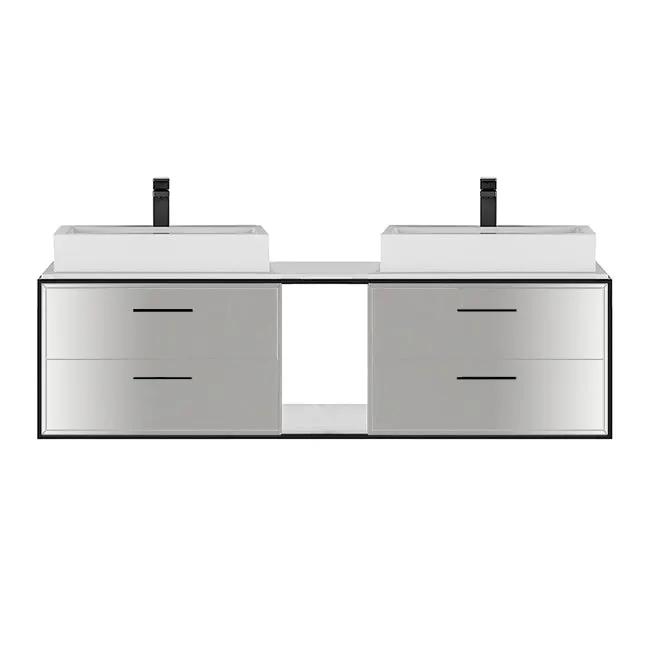 Lacava Linea 60" Wall Mount Under Counter Vanity by Lacava