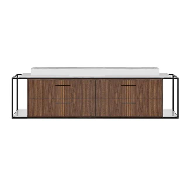 Lacava Linea 72" Wall Mount Under Counter Vanity by Lacava