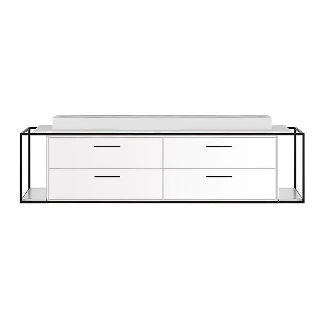 Lacava Linea 72" Wall Mount Under Counter Vanity by Lacava