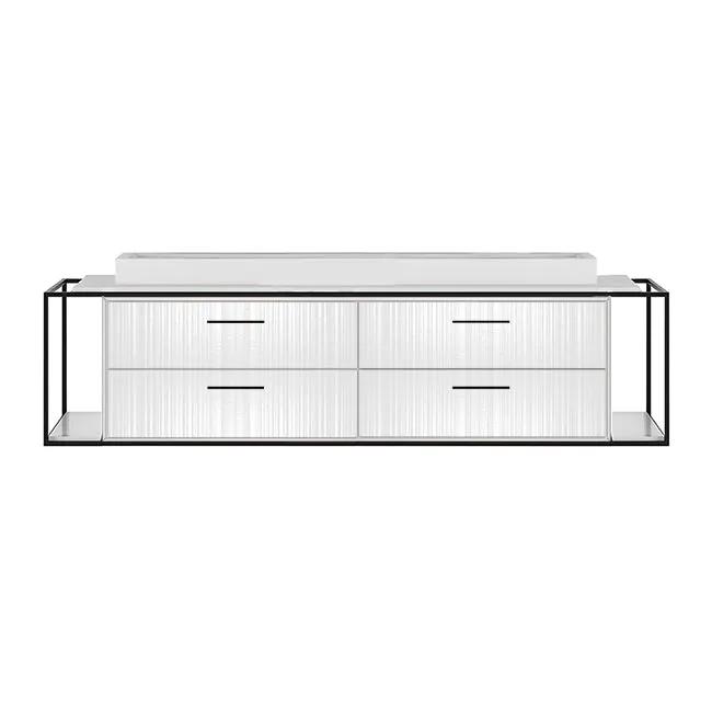 Lacava Linea 72" Wall Mount Under Counter Vanity by Lacava