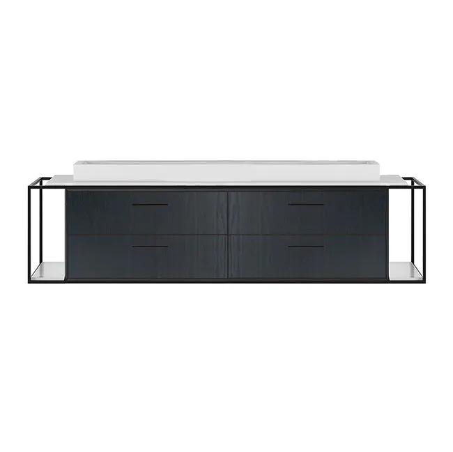 Lacava Linea 72" Wall Mount Under Counter Vanity by Lacava