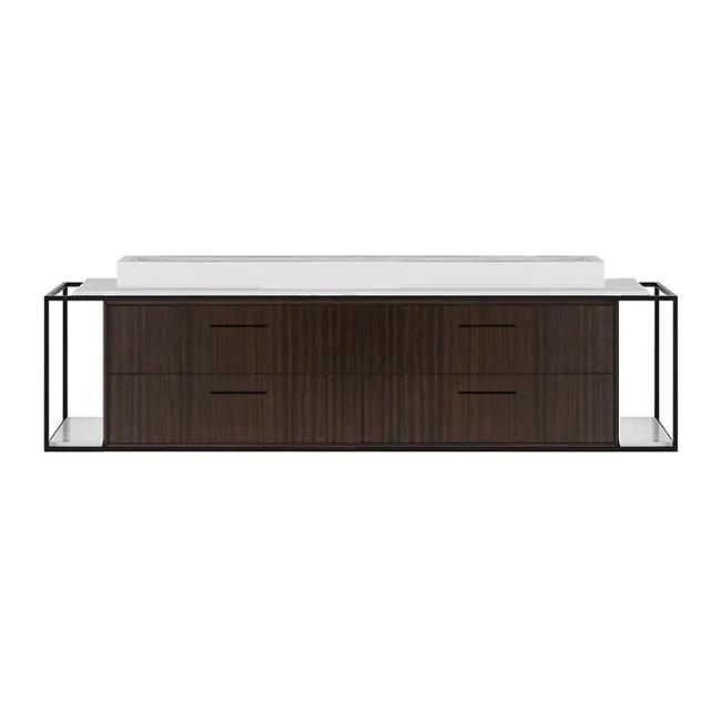 Lacava Linea 72" Wall Mount Under Counter Vanity by Lacava