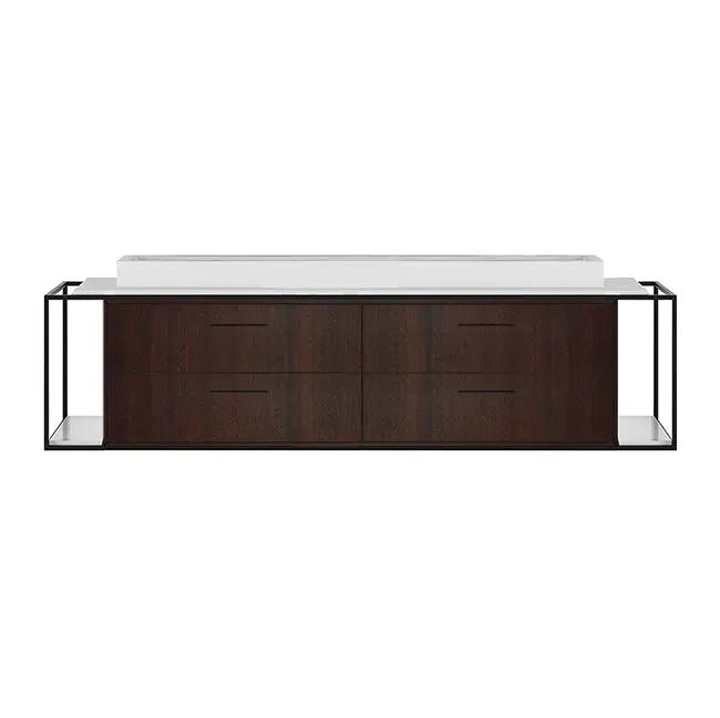 Lacava Linea 72" Wall Mount Under Counter Vanity by Lacava