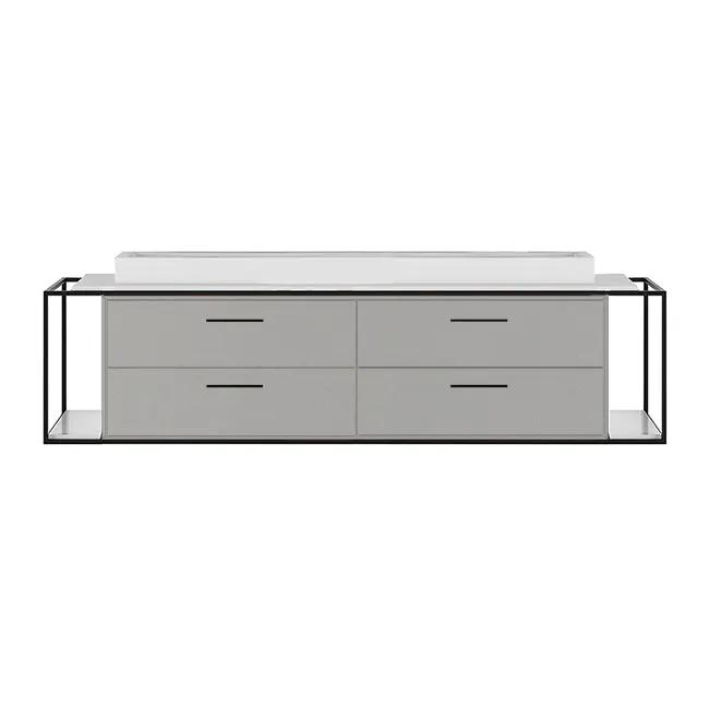 Lacava Linea 72" Wall Mount Under Counter Vanity by Lacava