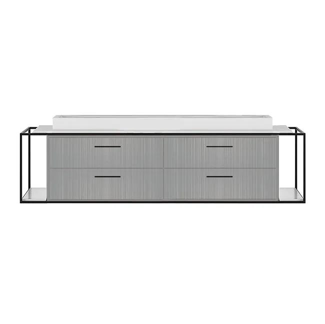 Lacava Linea 72" Wall Mount Under Counter Vanity by Lacava