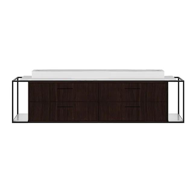 Lacava Linea 72" Wall Mount Under Counter Vanity by Lacava