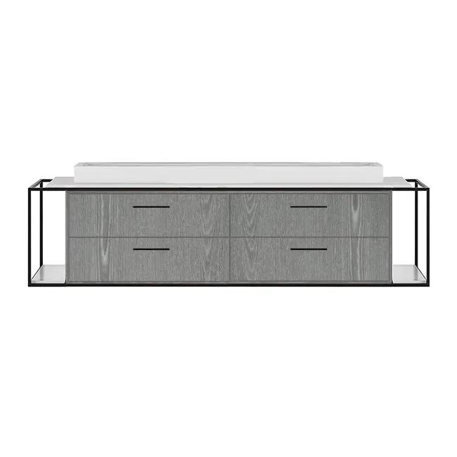 Lacava Linea 72" Wall Mount Under Counter Vanity by Lacava