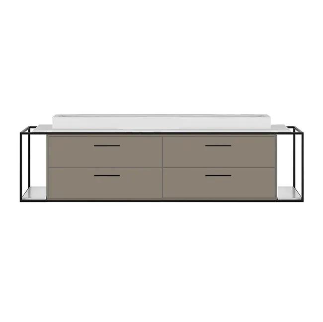 Lacava Linea 72" Wall Mount Under Counter Vanity by Lacava