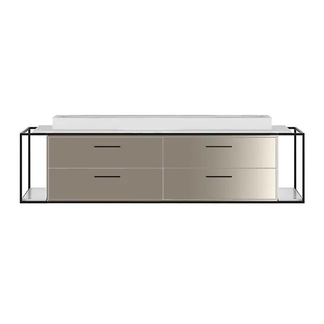 Lacava Linea 72" Wall Mount Under Counter Vanity by Lacava
