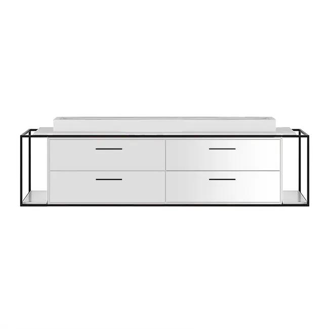 Lacava Linea 72" Wall Mount Under Counter Vanity by Lacava