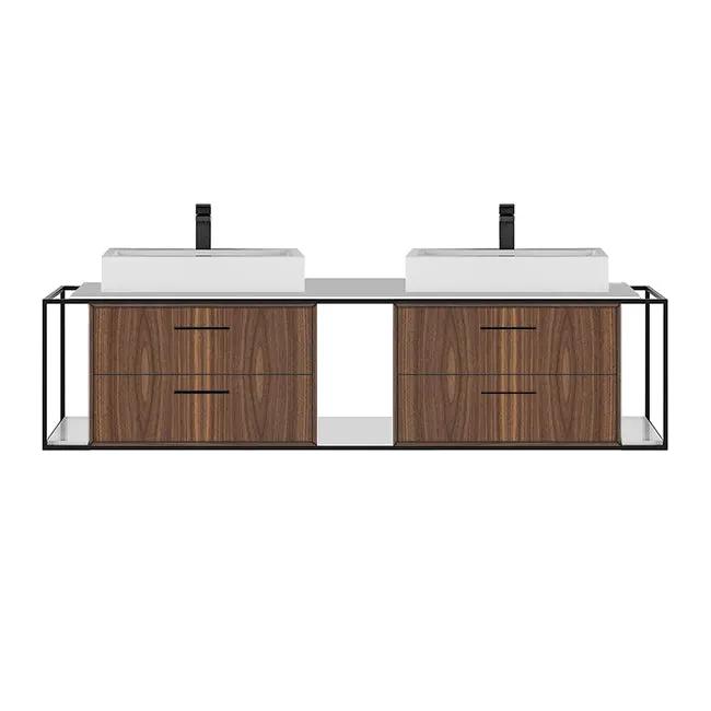 Lacava Linea 72" Wall Mount Under Counter Vanity by Lacava