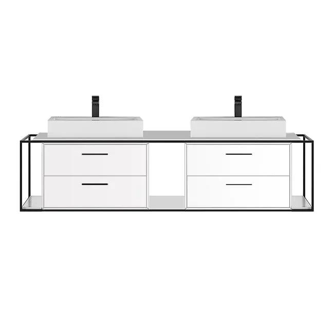 Lacava Linea 72" Wall Mount Under Counter Vanity by Lacava