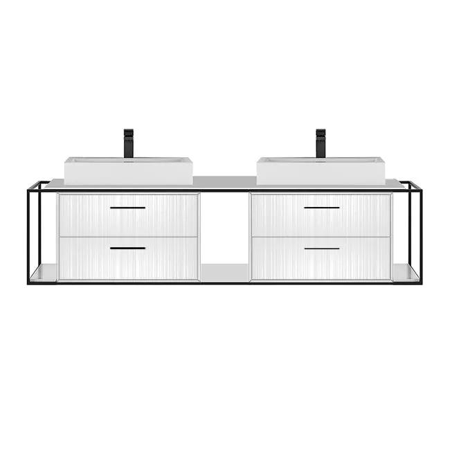 Lacava Linea 72" Wall Mount Under Counter Vanity by Lacava