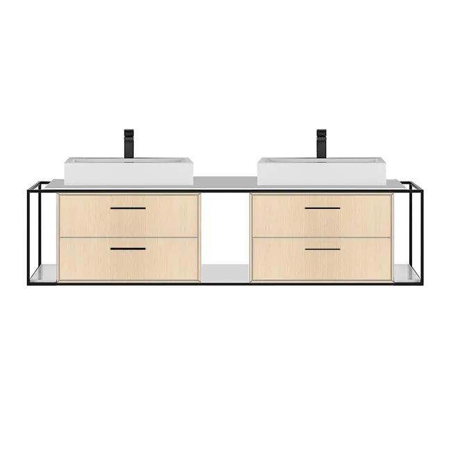 Lacava Linea 72" Wall Mount Under Counter Vanity by Lacava