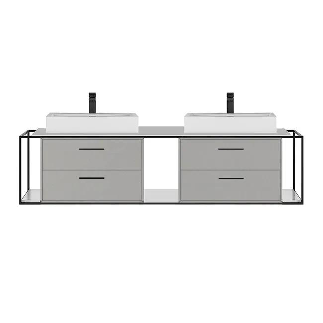 Lacava Linea 72" Wall Mount Under Counter Vanity by Lacava