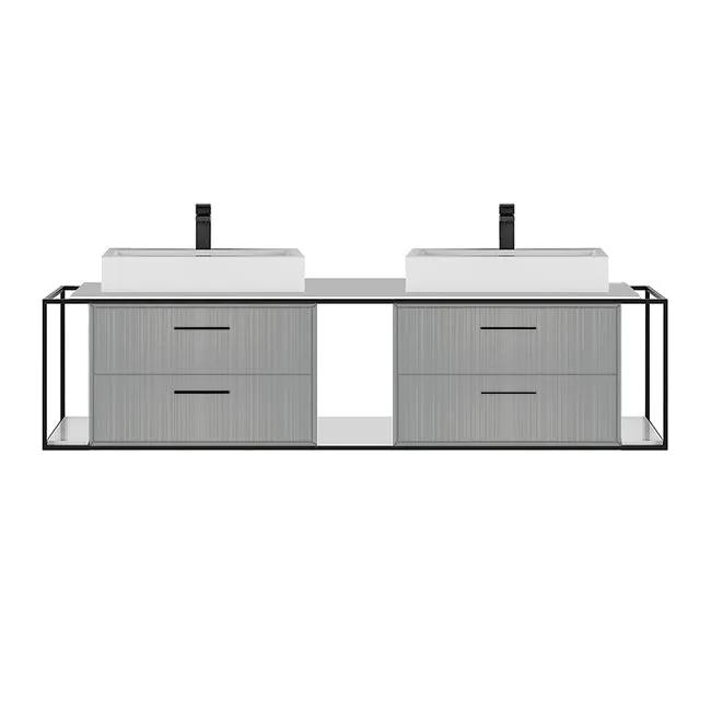 Lacava Linea 72" Wall Mount Under Counter Vanity by Lacava
