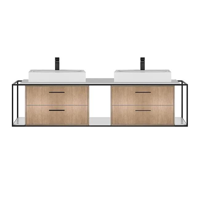 Lacava Linea 72" Wall Mount Under Counter Vanity by Lacava