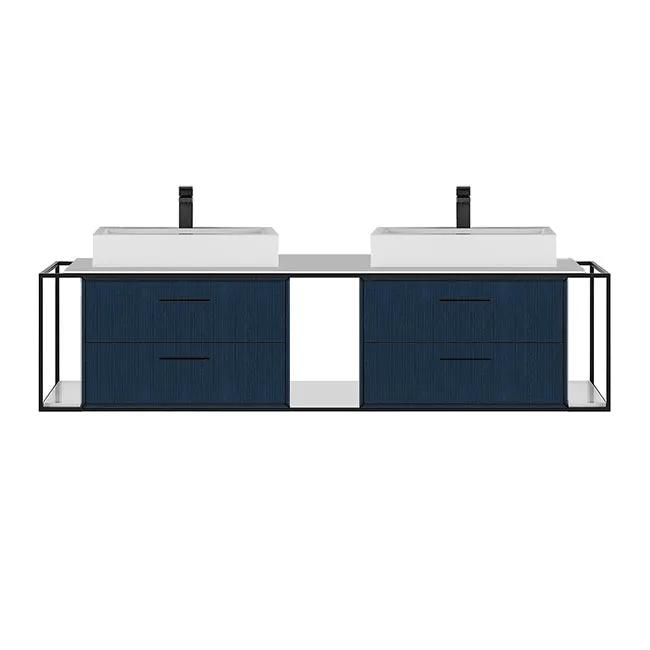 Lacava Linea 72" Wall Mount Under Counter Vanity by Lacava