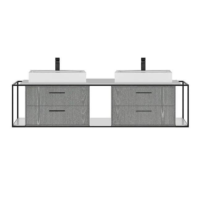 Lacava Linea 72" Wall Mount Under Counter Vanity by Lacava