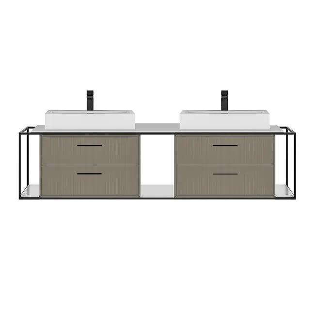 Lacava Linea 72" Wall Mount Under Counter Vanity by Lacava
