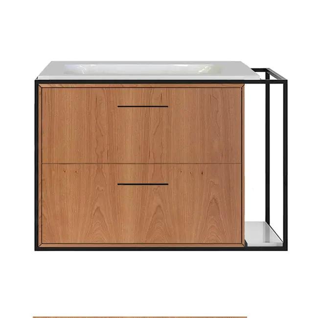 natural cherry vanity