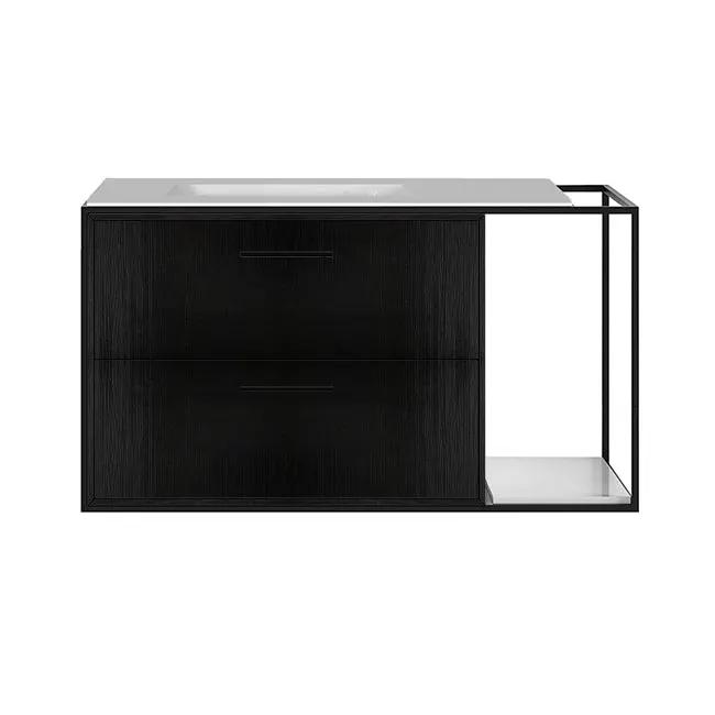 Lacava Linea 36" Wall Mount Under Counter Vanity - Left by Lacava