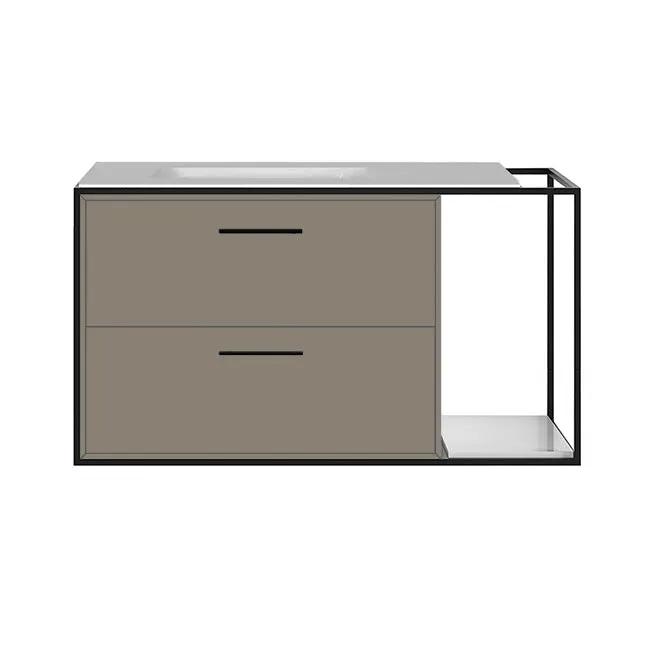 Lacava Linea 36" Wall Mount Under Counter Vanity - Left by Lacava