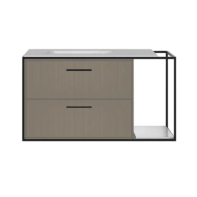 Lacava Linea 36" Wall Mount Under Counter Vanity - Left by Lacava